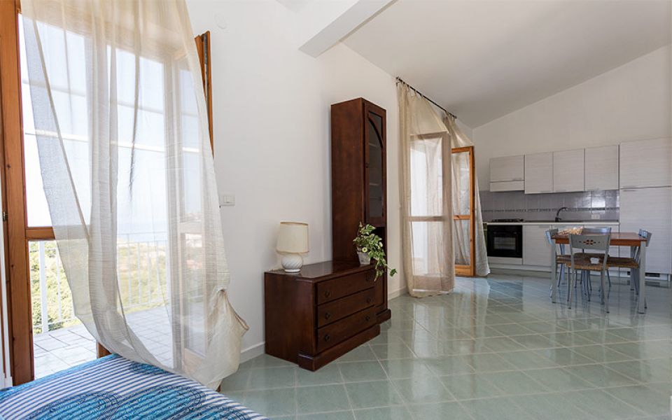 sala da pranzo appartamento residence vega san nicola arcella