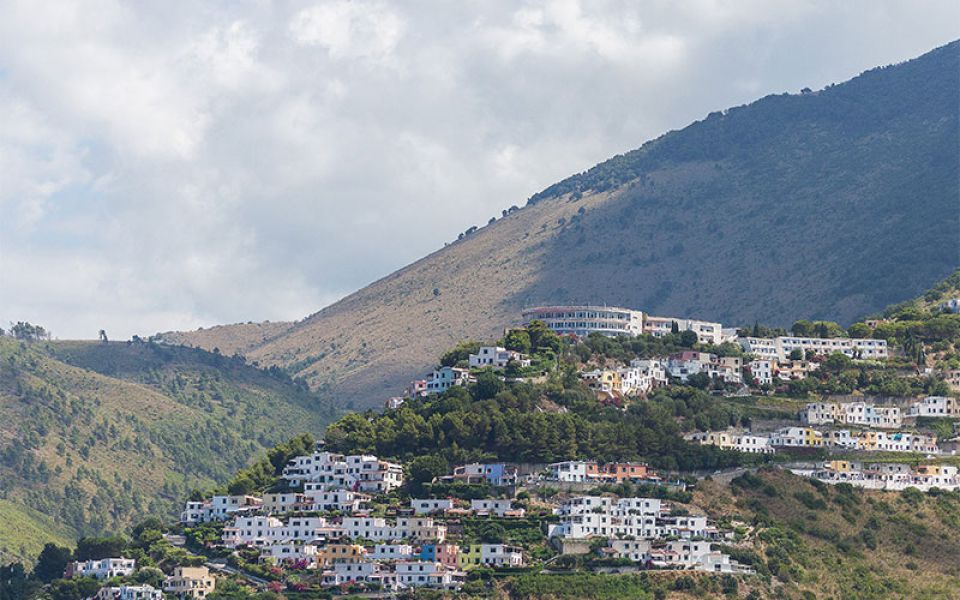 vista panoramica villaggio bridge san nicola arcella