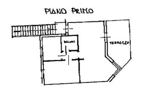 planimetria primo piano appartamento poggio del sole