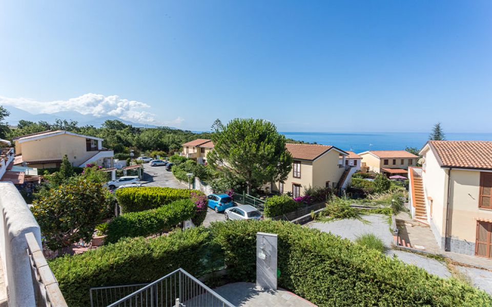 vista panoramica sul mare da residence iris appartamenti in vendita a san nicola arcella